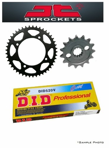 Kawasaki EX500 Ninja 500R 06-09 JT/DID 520VO O-ring Chain And Sprocket