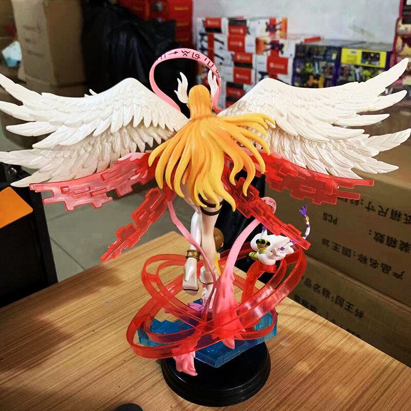 New Digimon Adventure Angewomon Figure Evolution PVC Statue
