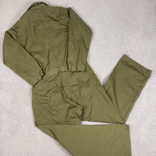 Vintage Military Utility Coveralls Mens 38S Green 90s OG-107 Propper Jumpsuit - Picture 7 of 12