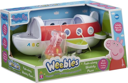 Figura Peppa Peppa PIg Push-along Wobbily Plane Air Jet Inc Peppa - Imagen 5 de 5