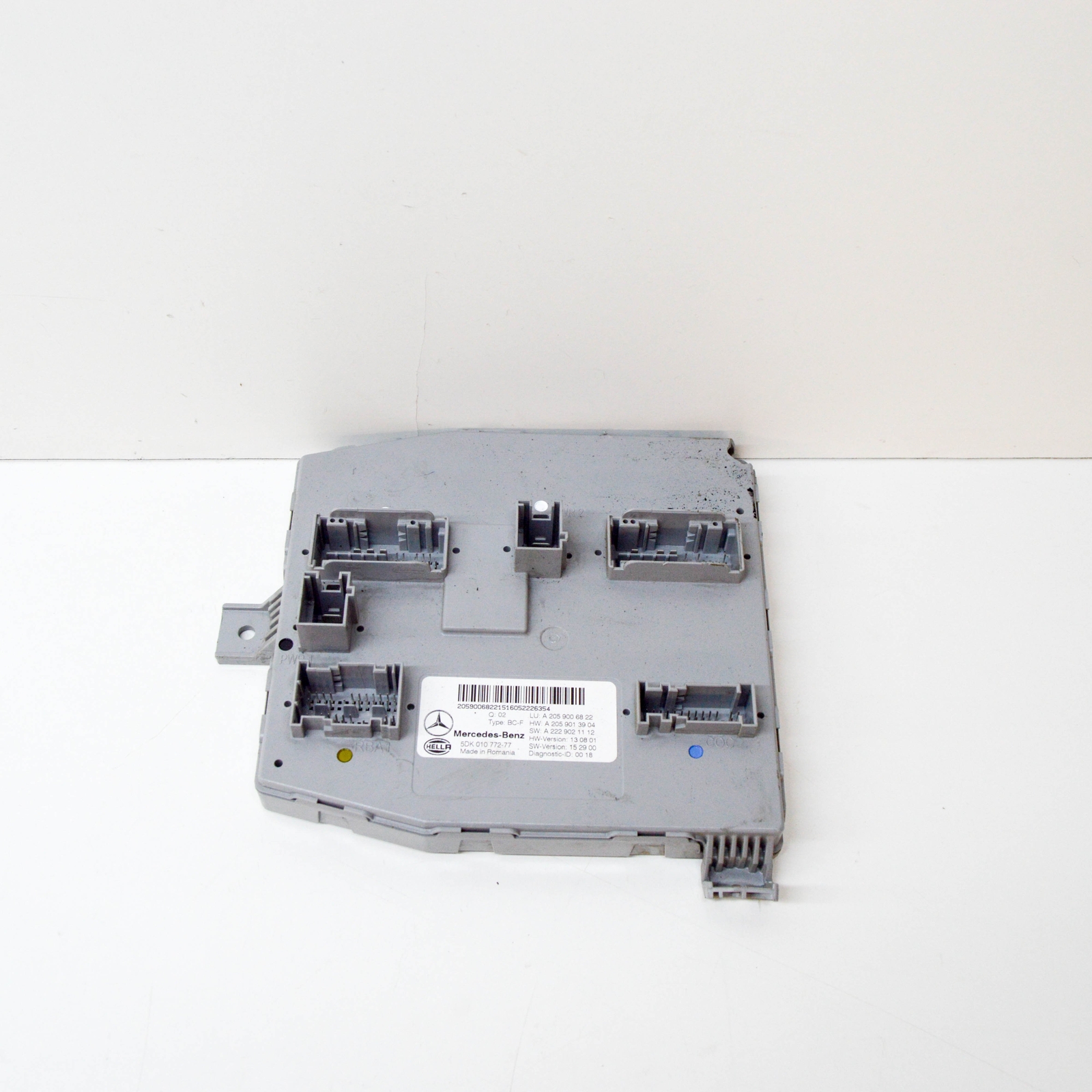 MERCEDES-BENZ C W205 C 220 Front SAM Comfort Control Unit 