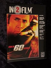 Gone In 60 Seconds movie program - Nicolas Cage, Angelina Jolie, Vinnie Jones