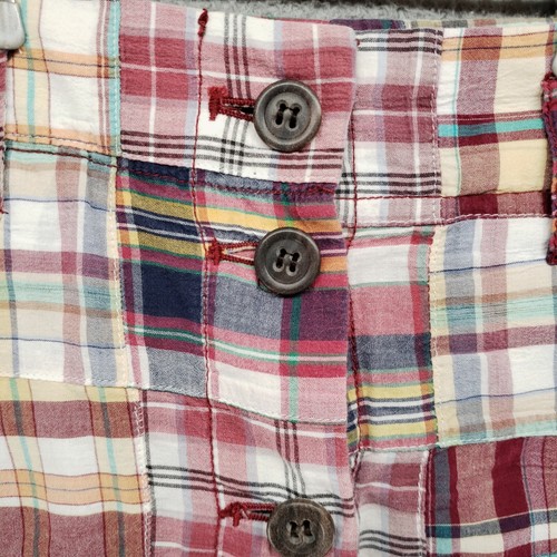 J. Crew Madras Heritage Tartan Plaid Button Down Mini Skirt Academia Retro 6 - Picture 4 of 12