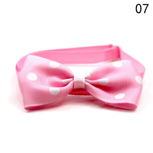 2Pcs Dog Cat Bowknot Collar Bow Tie Necklace Pet Adjustable Neck Collar Supply - Picture 19 of 20