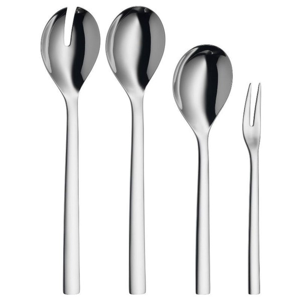 Wmf Nuova Servierbesteck Set 3Tlg. | Salatbesteck Serviergabel ServierlöFfel Neu-image