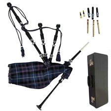 Great Highland Bagpipe Silver Mounts, Pride of Scotland Hard Case Included