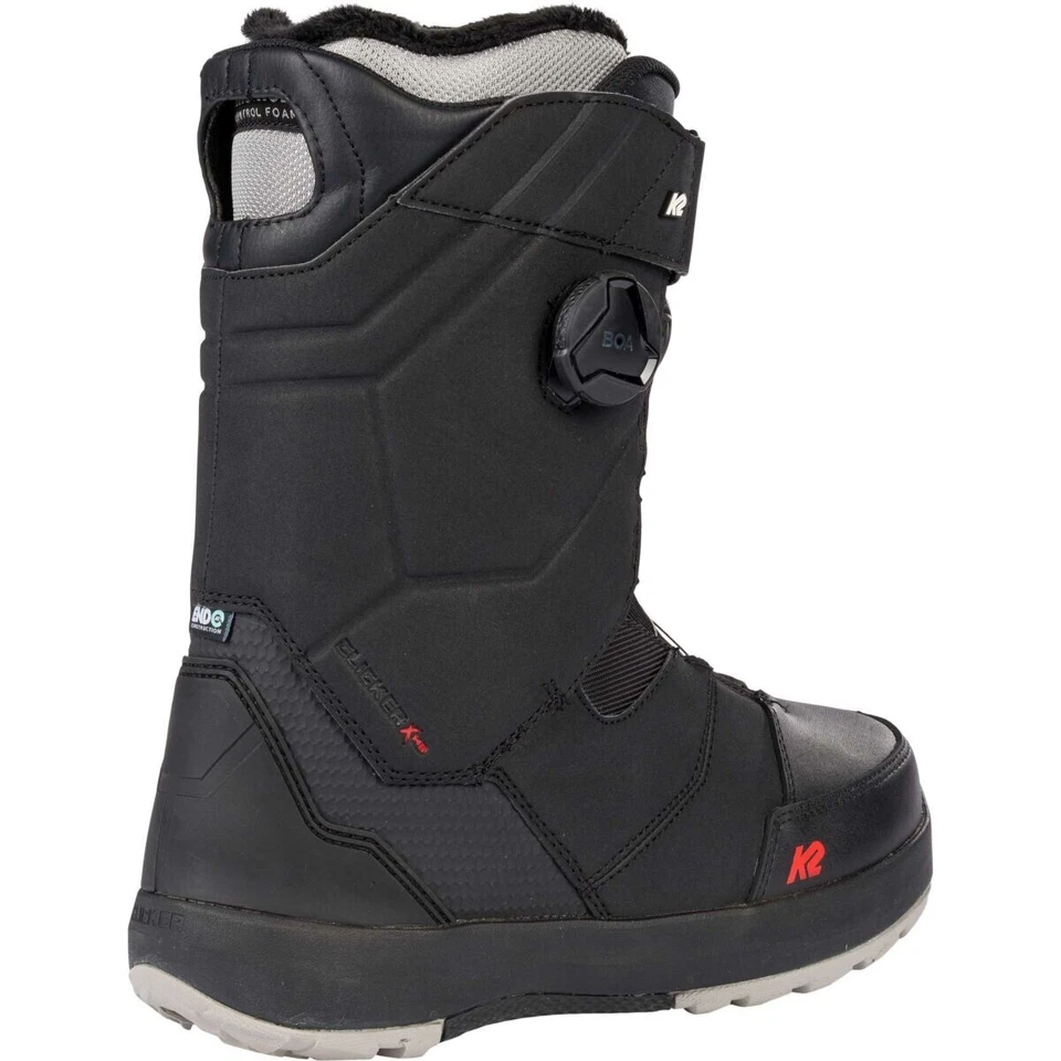 Botas de snowboard K2 Maysis Double Boa Clicker X HB para hombre talla 10 negras nuevas Foto 2 de 3