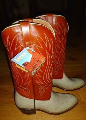 Laredo Vintage 80s 90s Men's Sz 8D Leather Western Boots Brown