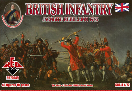 Red Box 72049 Jacobite Rebellions. Britische Infanterie 1745 Maßstab 1/72 - Bild 5 von 8