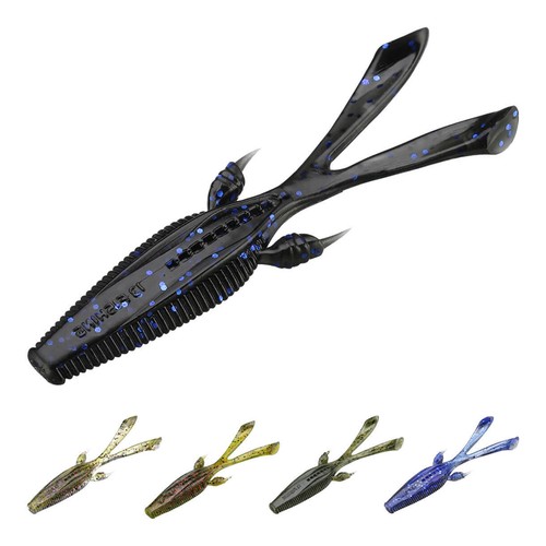 13 Fishing Invader pez de goma 10,8 cm cebo de goma perca cebo perca negra - Imagen 1 de 6