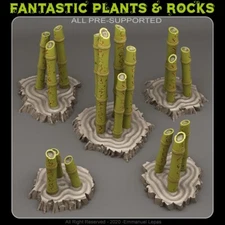 Magic Bamboo Groves-3D Printed Resin RPG/Dungeons & Dragons Tabletop Terrain