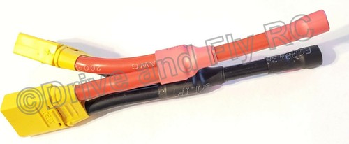 XT90 Parallel connector 10AWG Silicone Gauge wire XT-90 LiPo 8mm Castle Plug - Picture 8 of 12