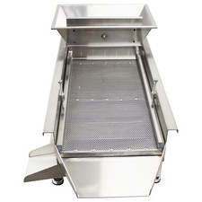 3mm Stainless Linear Vibrating Screen Electric Straight Shaker Double Motor 110V