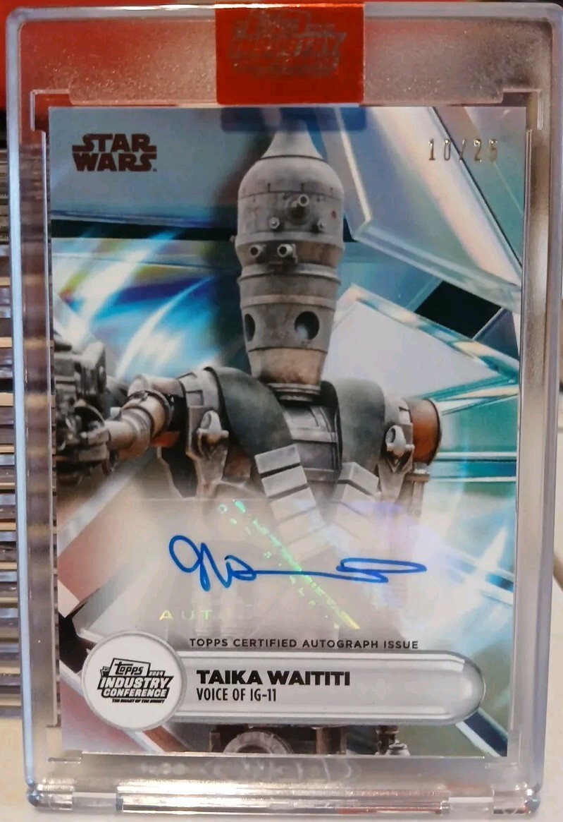 ?Star Wars 2024 Topps Industry Conference Taika Waititi/IG-11 