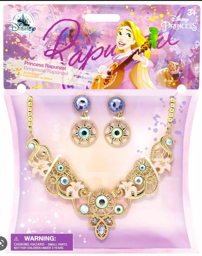 Disney princess shop necklace set