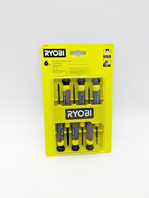 Ryobi 6-Piece Precision Screwdriver Set 