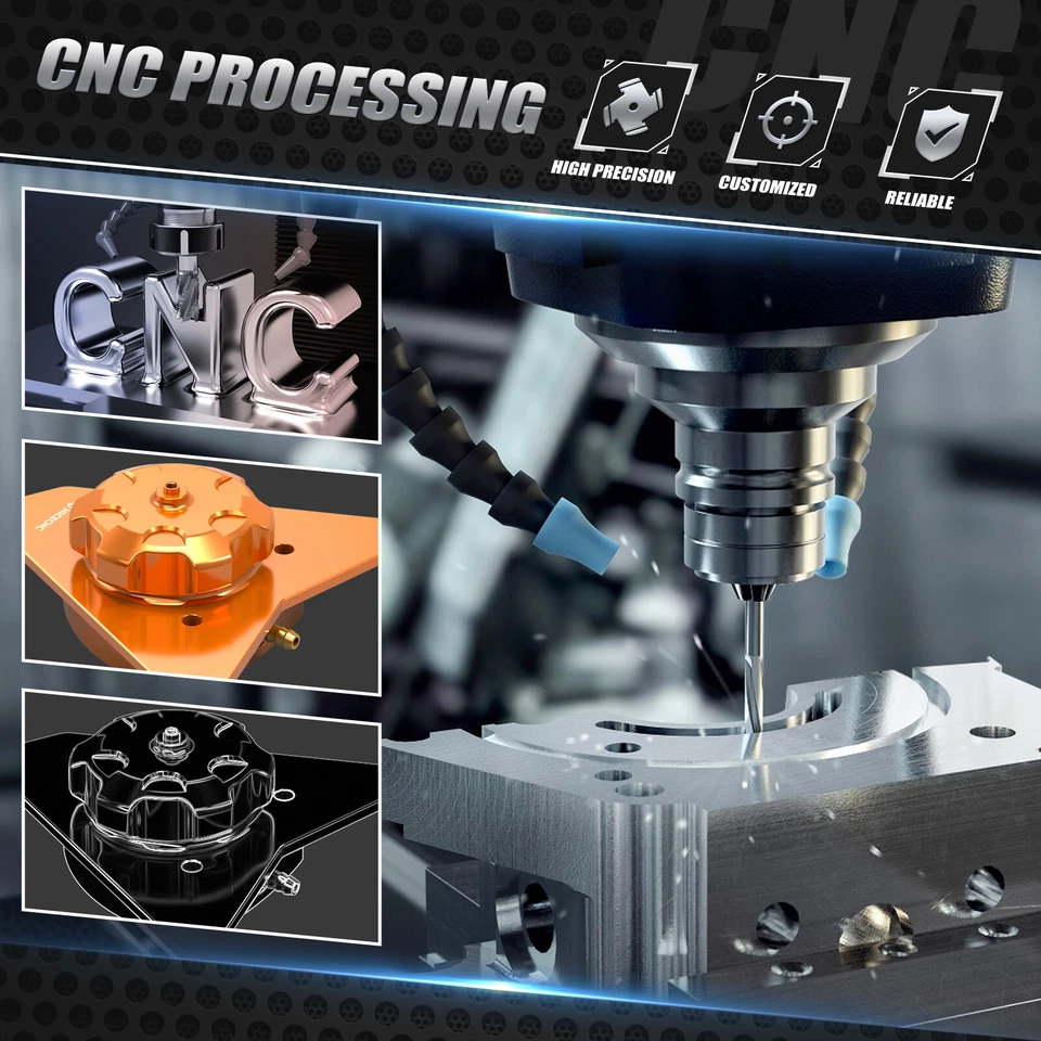 For KTM 690 Enduro/SMC 2008 2009-2018 NICECNC Billet Tank Fuel Filler Neck Cap - Image 3 of 4