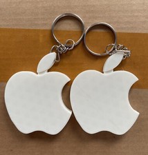 β
2 x Llaveros Apple Logo impreso 3d PLA con anilla