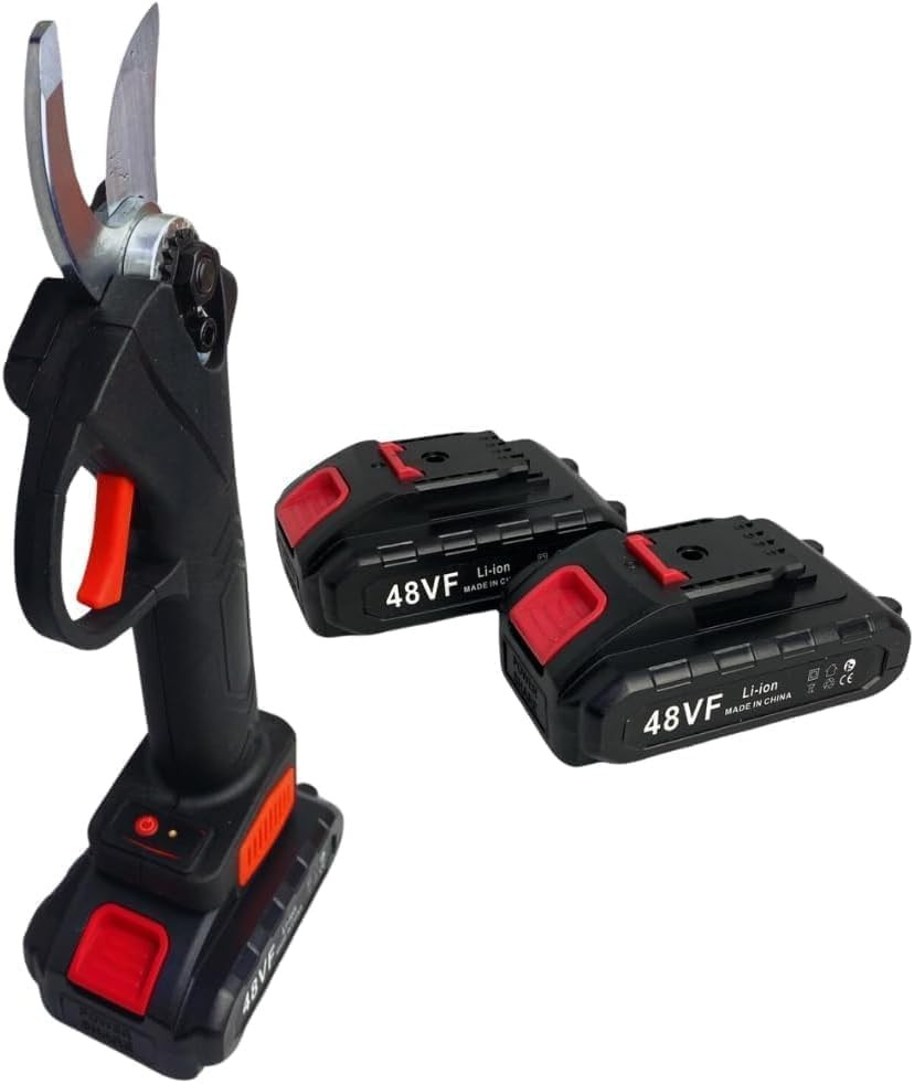 Cesoie Elettriche Professionali 48V | Doppia Batteria per Potatura
