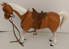 RARE Vtg Sears Moving Parts Big Beauty Articulated Western Saddle Doll HorseREAD