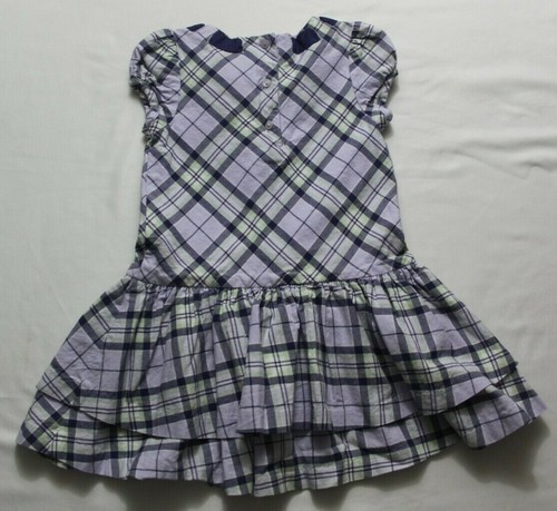 JANIE AND JACK baby girls 2T LAVENDER PLAID dress - Picture 6 of 8