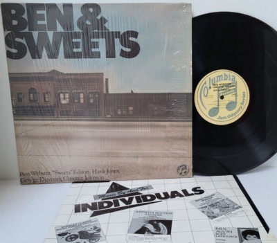 BEN WEBSTER ''SWEETS'' EDISON: Ben & Sweets 1981 LP in SHRINK - Play Tested EX *C4