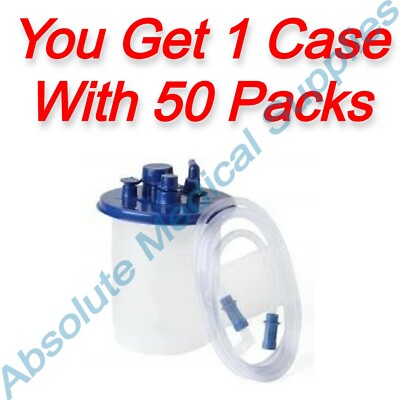 *50-Packs* Medline Soft Suction Canister Liner With 6' x 1/4'' Tubing OR916K
