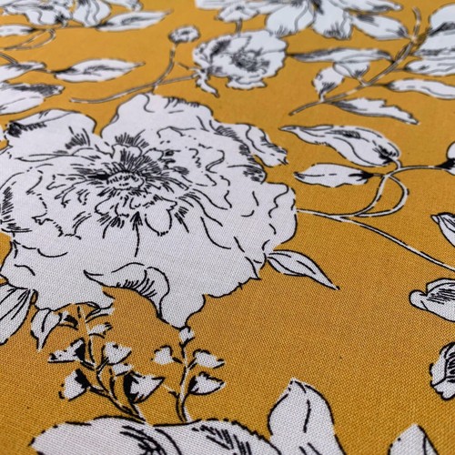 Floral Paisley Aztec Tropical 100% Viscose Challis Soft Draping Dress Fabric - Picture 9 of 91