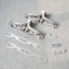 Short Exhaust Headers For Small Block Chevy Impala Nova Corvette 283 305 350 400