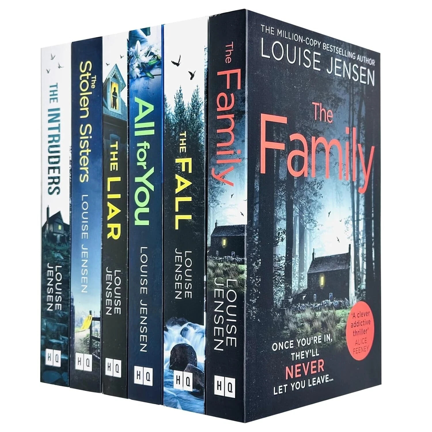Louise Jensen Collection 6 Books Set Family, Liar,Intruders, Stolen Sisters,Fall