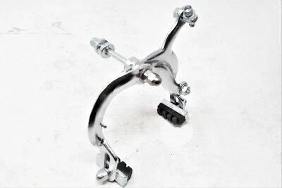 Front Bicycle Bike Brake Caliper - Chrome suit BMX MX KIds Cycle Wide Tyres - Image 1 of 2