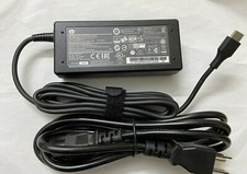 NEW Genuine 65W USB Type C Adapter Charger for HP Spectre x360 13 15 TPN-CA10