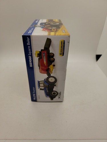 ERTL New Holland T8.275 Tractor BB9060 Square Baler Set Farm Show 2012 NIB 1 64 - Picture 2 of 4