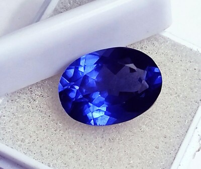 Oval Form Naturblauer Tansanit GGL Zertifiziert Lose Edelstein 9.70 Ct (1 Stk)