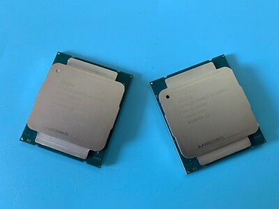 PAIR of 2 Intel Xeon E5-2690 V3 2.6Ghz 12-Core 30M SR1XN LGA2011-3 CPU Processor