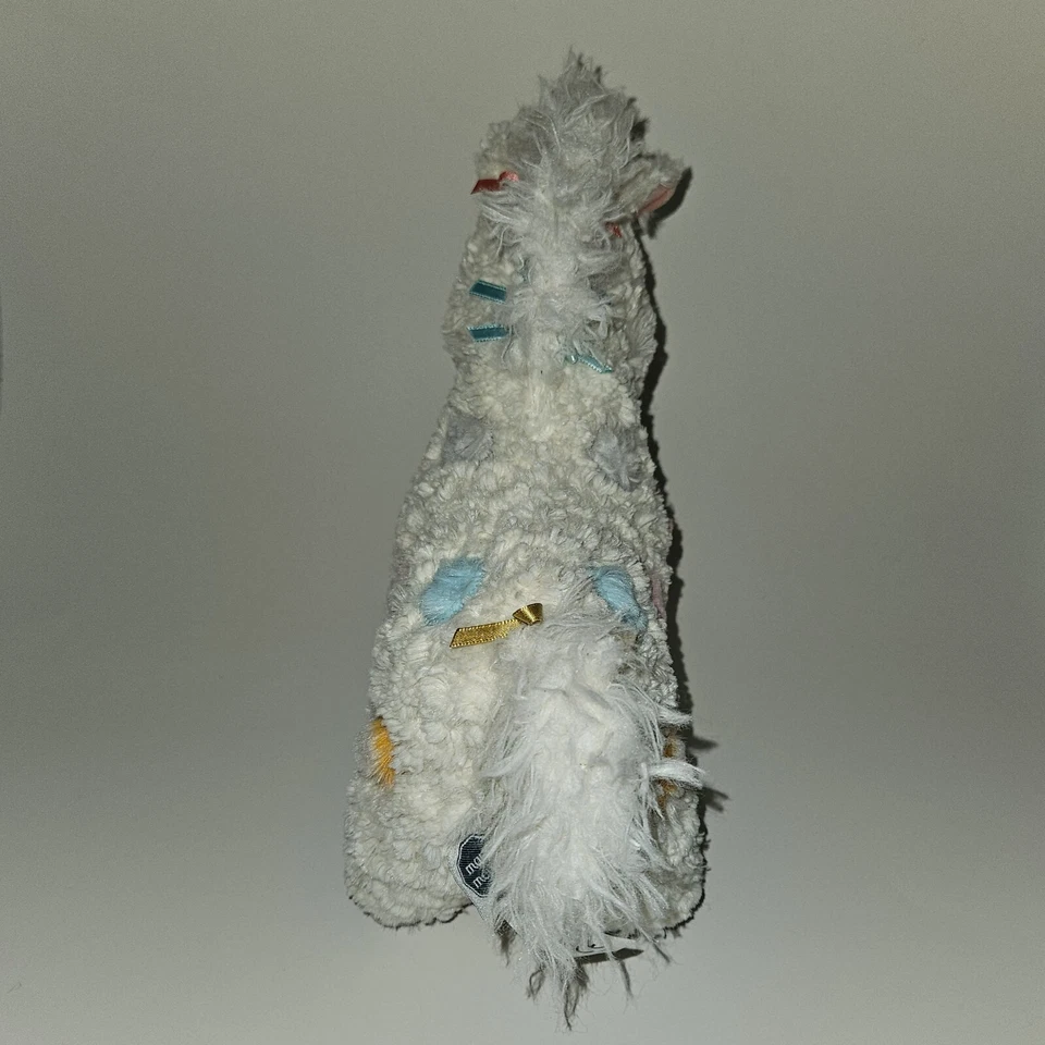 Mary Meyer FabFuzz Calliope Pônei Cavalo Branco Bolinhas Bicho de Pelúcia - Imagem 4 de 4