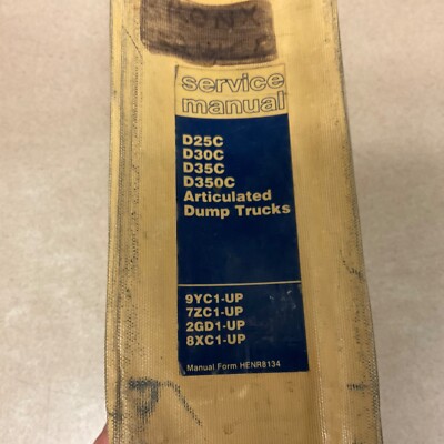 CAT Caterpillar D25C D30C D35C D350C SERVICE SHOP MANUAL ARTICULATED DUMP TRUCK