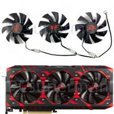 Replacement for Powercolor RX Vega56 Vega64 8GB Red Devil Video Card Fan