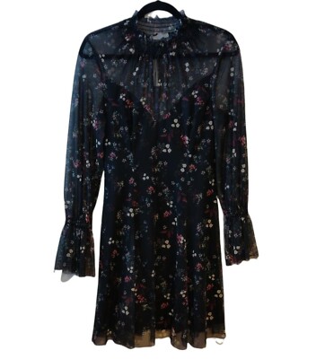 knee length dresses for ladies Aurora Mesh Smock – Zadie B's Fashions main image 0