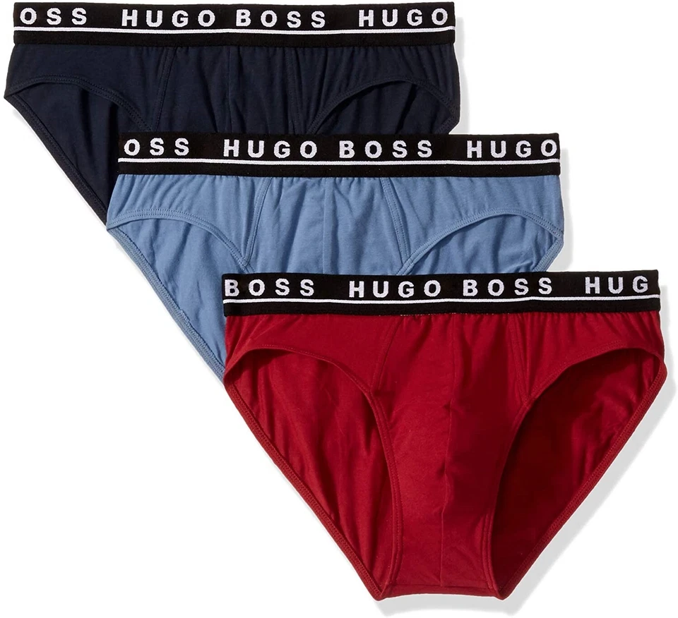 Hugo Boss 254749 Paquete de 3 calzoncillos elásticos regulares clásicos para hombre ropa interior talla S Foto 2 de 2