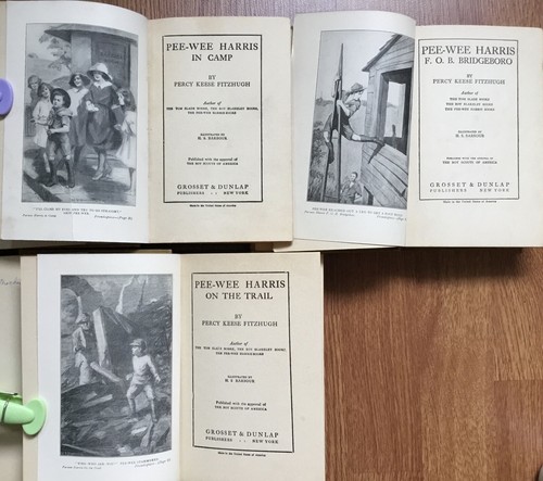 Lot 5 Old Boys Adventure Books PEE-WEE HARRIS / Percy Keese Fitzhugh - Imagen 8 de 10