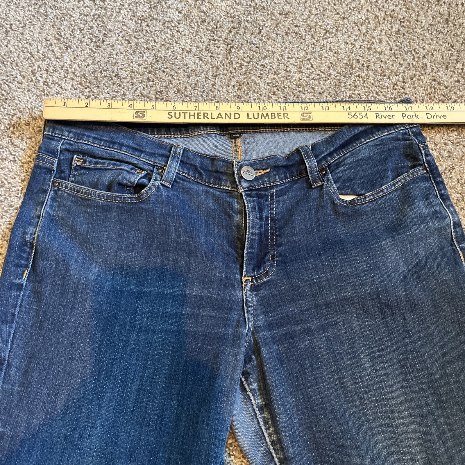 BKE Reserve Jeans Women's 33R Blue Payton Skinny Denim (34x30) - View 7