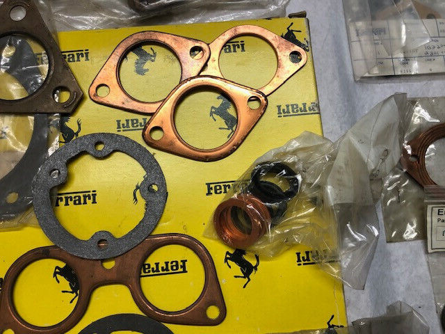 Ferrari 246 365 308 275 330 Gaskets lot OEM NOS rare parts