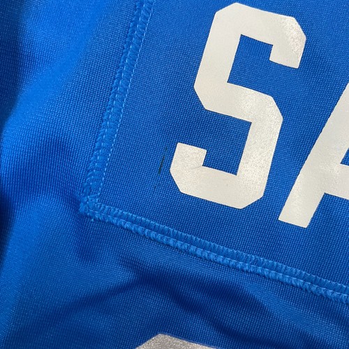 New Nike Barry Sanders Detroit Lions Blue NFL Game Jersey Men's Sz 2XL $130 - Picture 9 of 13