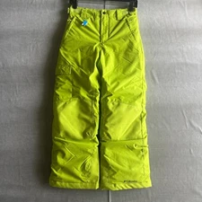 Columbia Bugaboo Youth Snow Pants M (10/12) Neon Green Omni-Tech Waterproof –NEW