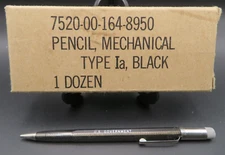 NOS One Dozen (12) Skilcraft US Government Pencils Mechanical Type Ia Black