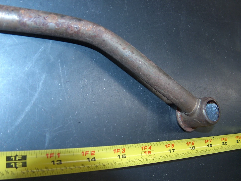 Ford Truck Car Mustang 1973 nuevo en stock tubo de escape by-pass acero emisión entrada de aire TB Foto 3 de 4