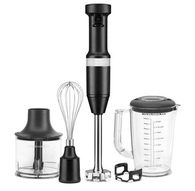 KitchenAid Corded Variable-Speed Hand Blender with Accessories, 6-Piece Set