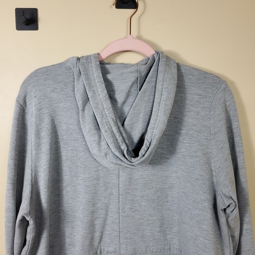 Torrid Gray Full Zip Sweatshirt with Hood Size 0 - Bild 8 von 10