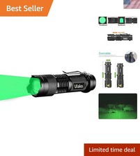 Lightweight Cree Led 150 Yard Green Light Flashlight - Ideal For Night Fishing